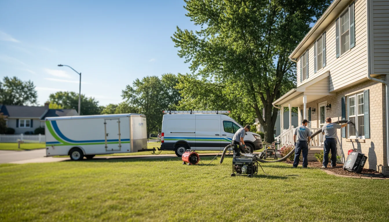 Flooded Basement Restoration And Cleanup With Repair in Mclouth, KS near me
